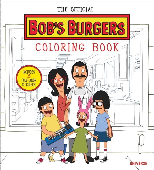 The Official Bob's Burgers Coloring Book book cover