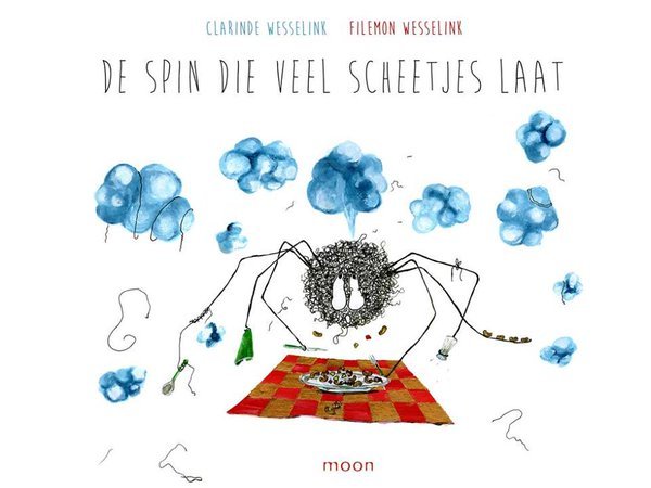 De spin die veel scheetjes laat