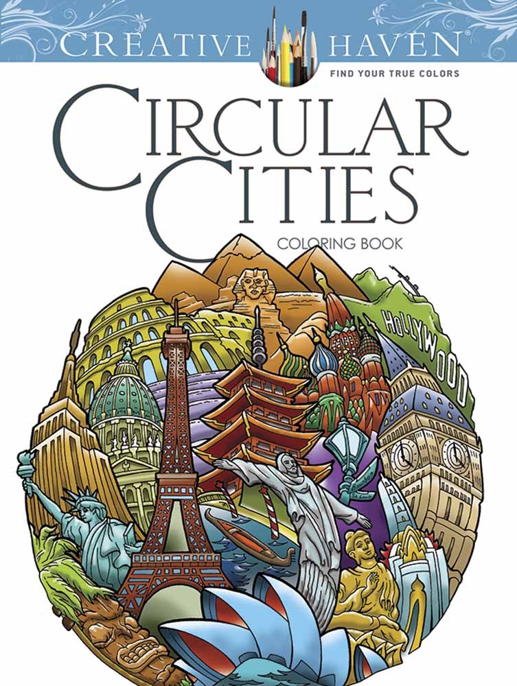 Creative Haven Circular Cities Coloring Book by David Bodo | Goodreads