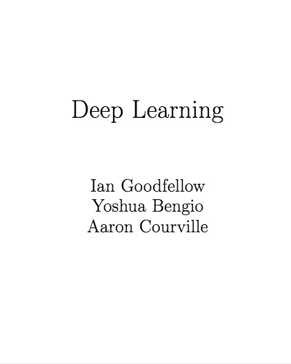Deep Learning by Ian Goodfellow | Goodreads
