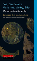 Matemática tiniebla. Genealogía de la poesía moderna book cover