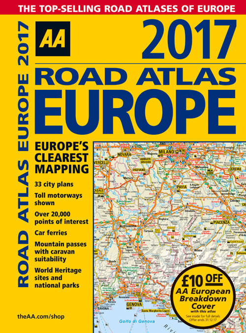AA Road Atlas Europe