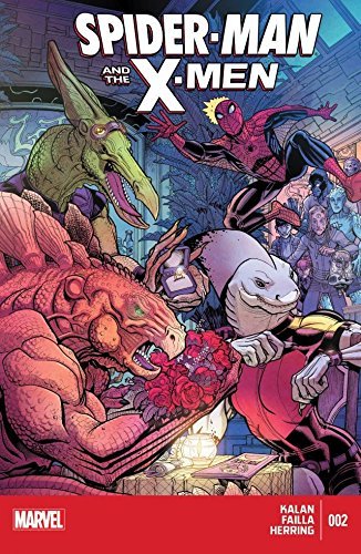 Spider-Man and the X-Men book cover 2