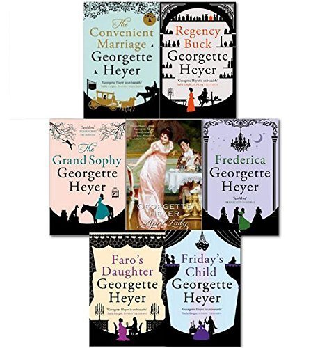 Georgette Heyer Collection 7 Books Set: Faro's Daughter / Frederica ...