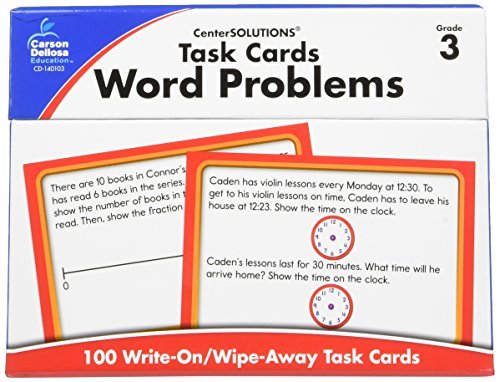Task Cards: Word Problems, Grade 3 by Nancy R. Bosse | Goodreads