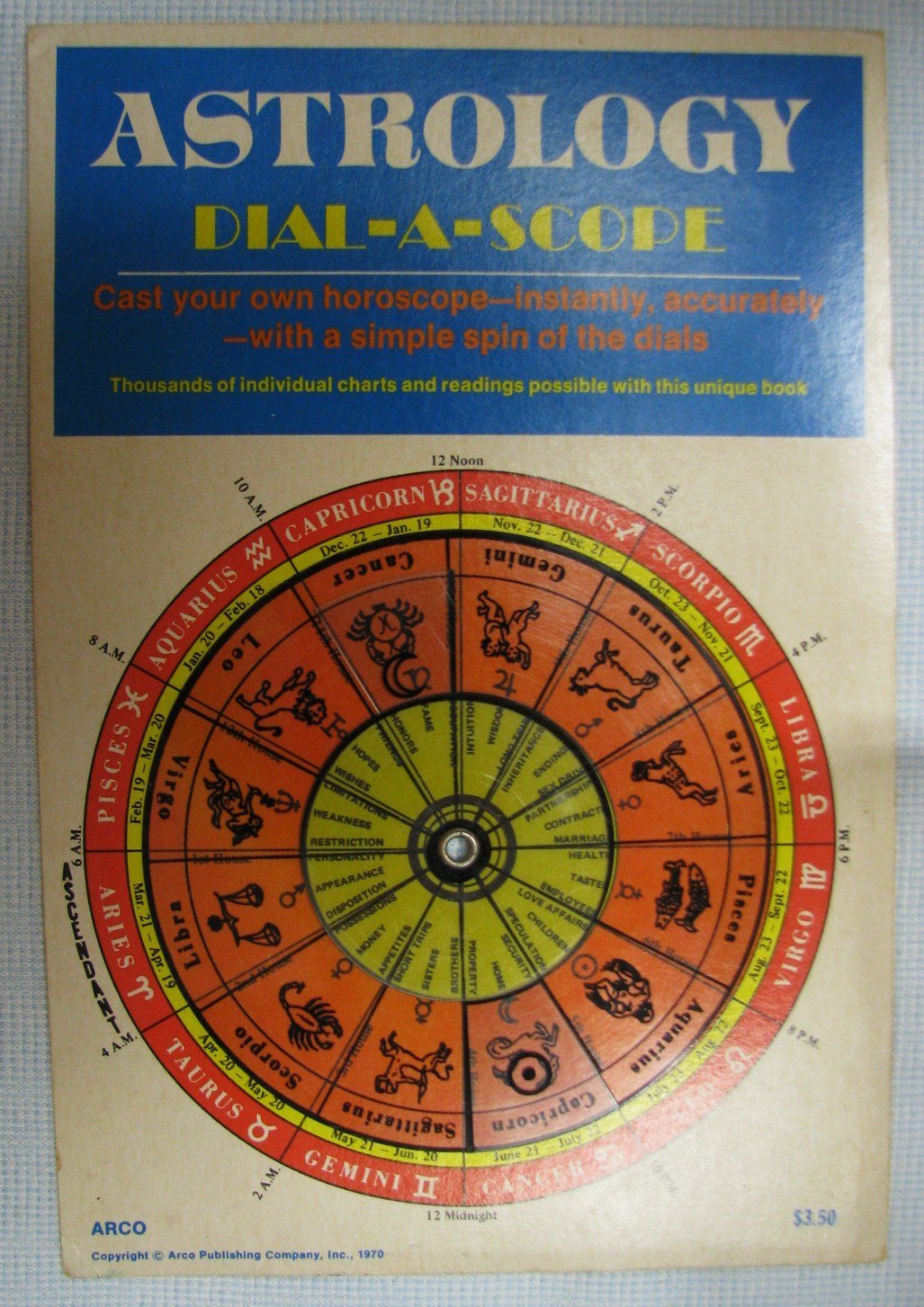 Astrology dialascope; Cast your own horoscopeinstantly, accurately