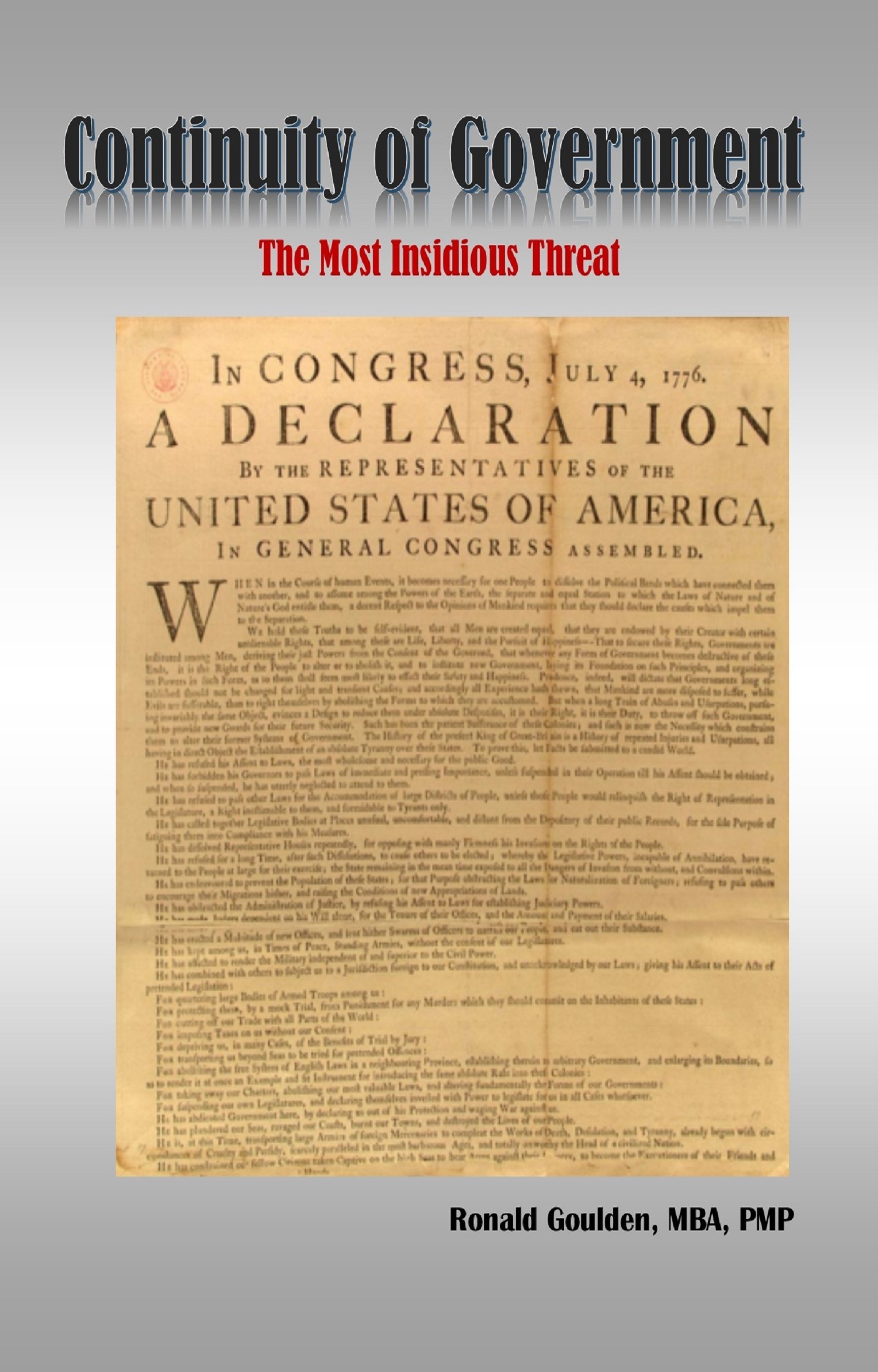 Continuity of Government by Ronald N. Goulden Goodreads