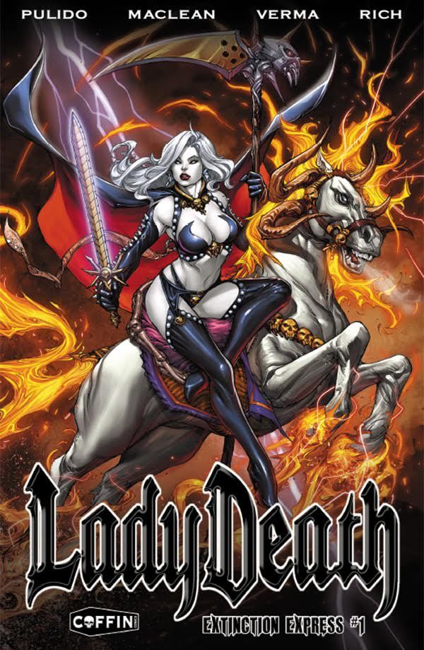 Lady Death (Coffin Comics) book cover 1