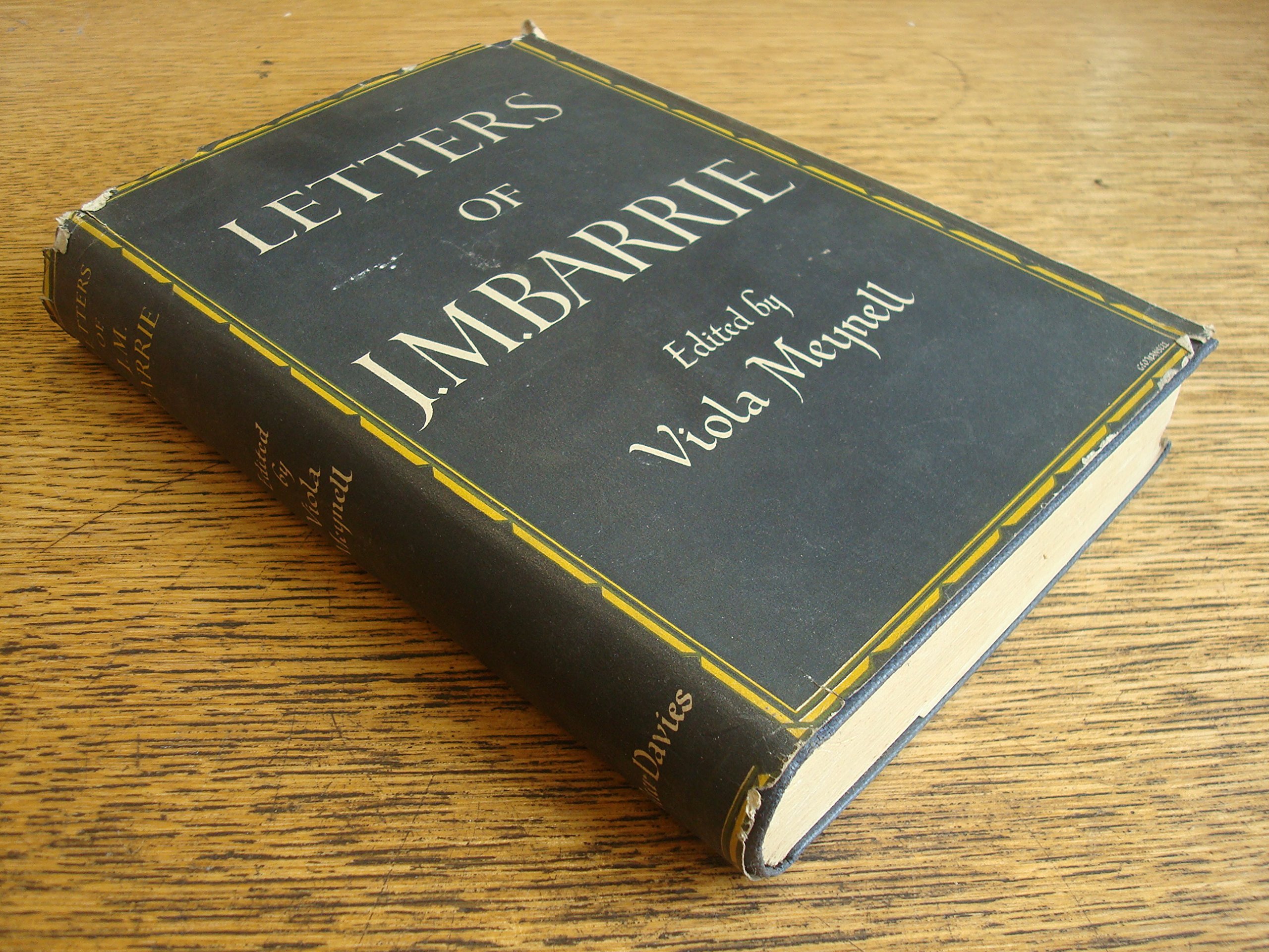 Letters of J.M. Barrie book cover