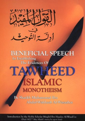 Beneficial Speech in Establishing the Evidence of Tawheed by SHEIKH M ...