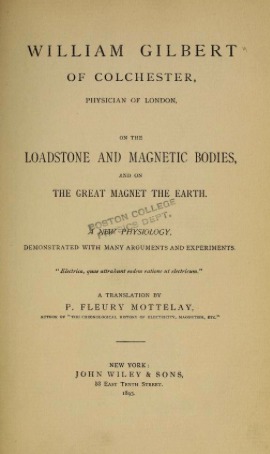 William Gilbert of Colchester, Physician of London book cover