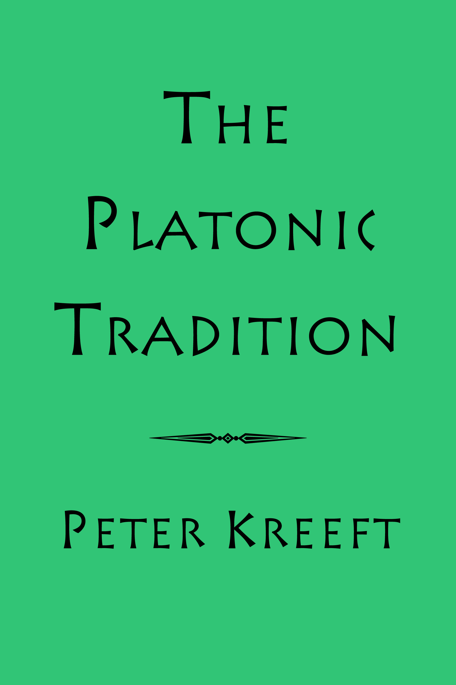 The Platonic Tradition book cover