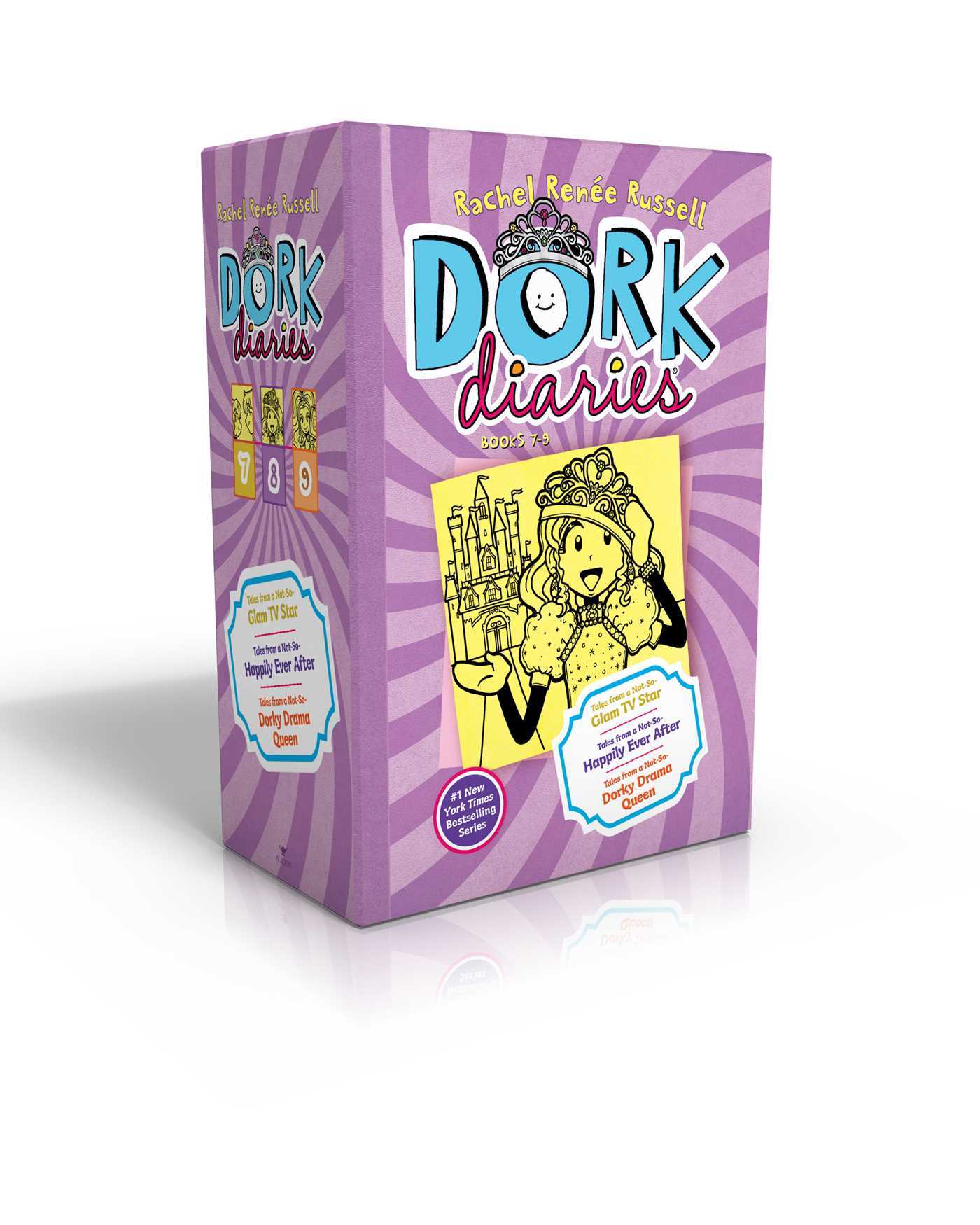 Dork Diaries Books 7-9 book cover