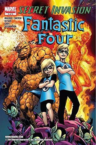 Secret Invasion: Fantastic Four book cover 3