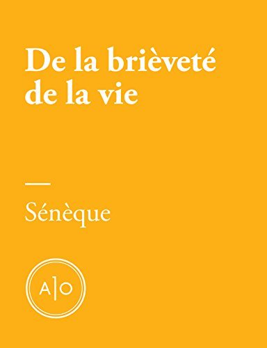 De la brièveté de la vie book cover