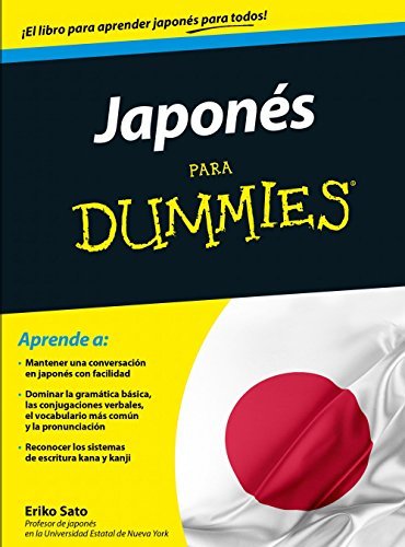 Japanese For Dummies – 2002, Trade Paperback, Eriko Sato, Good Condition, 9780764554292