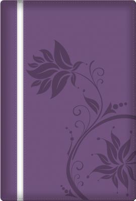 Biblia de la mujer conforme al corazón de Dios: Duotono morado