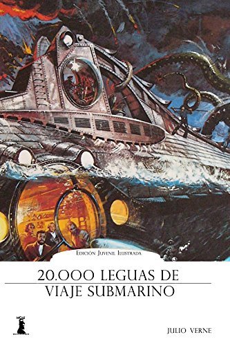 20.000 leguas de viaje submarino book cover