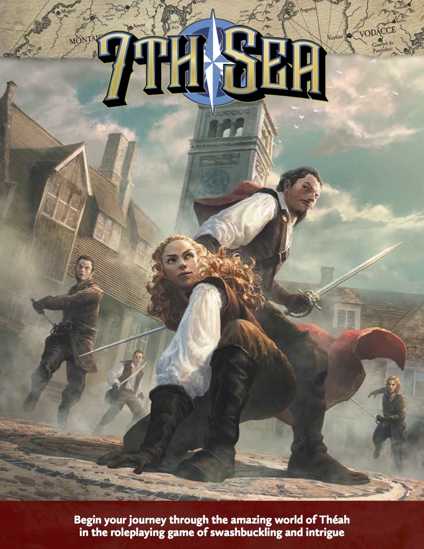 7th Sea Core Rulebook book cover