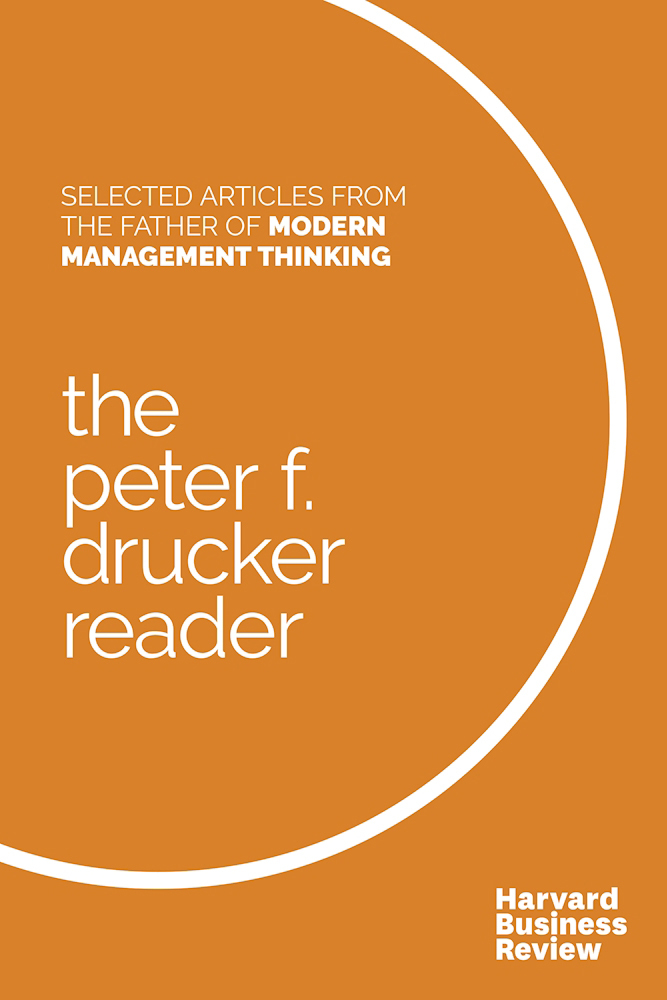 The Peter F. Drucker Reader book cover