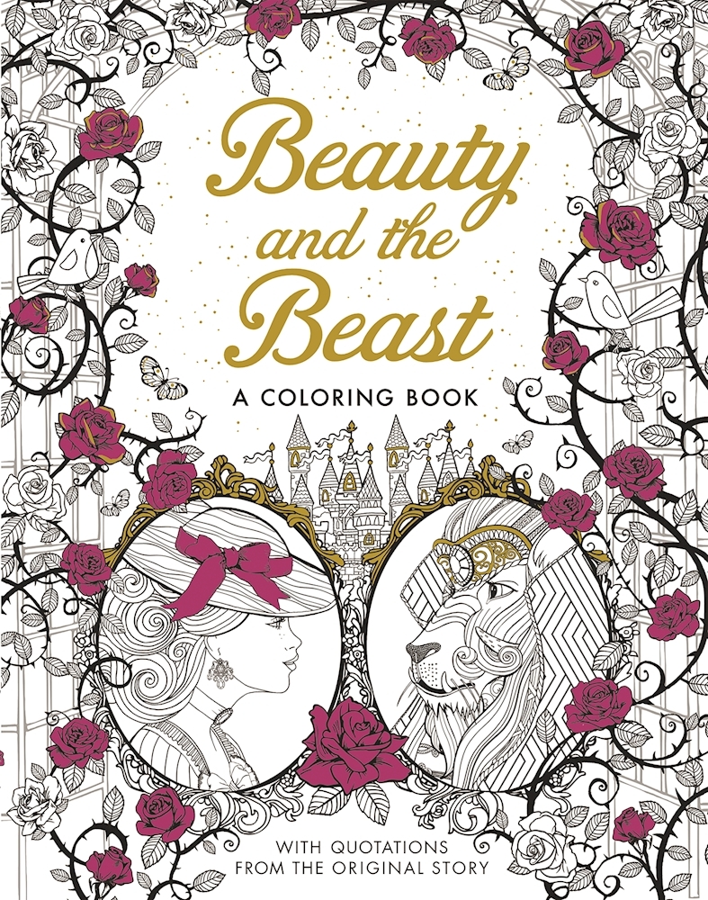 Beauty And The Beast A Coloring Book By Gabrielle Suzanne Barbot De 