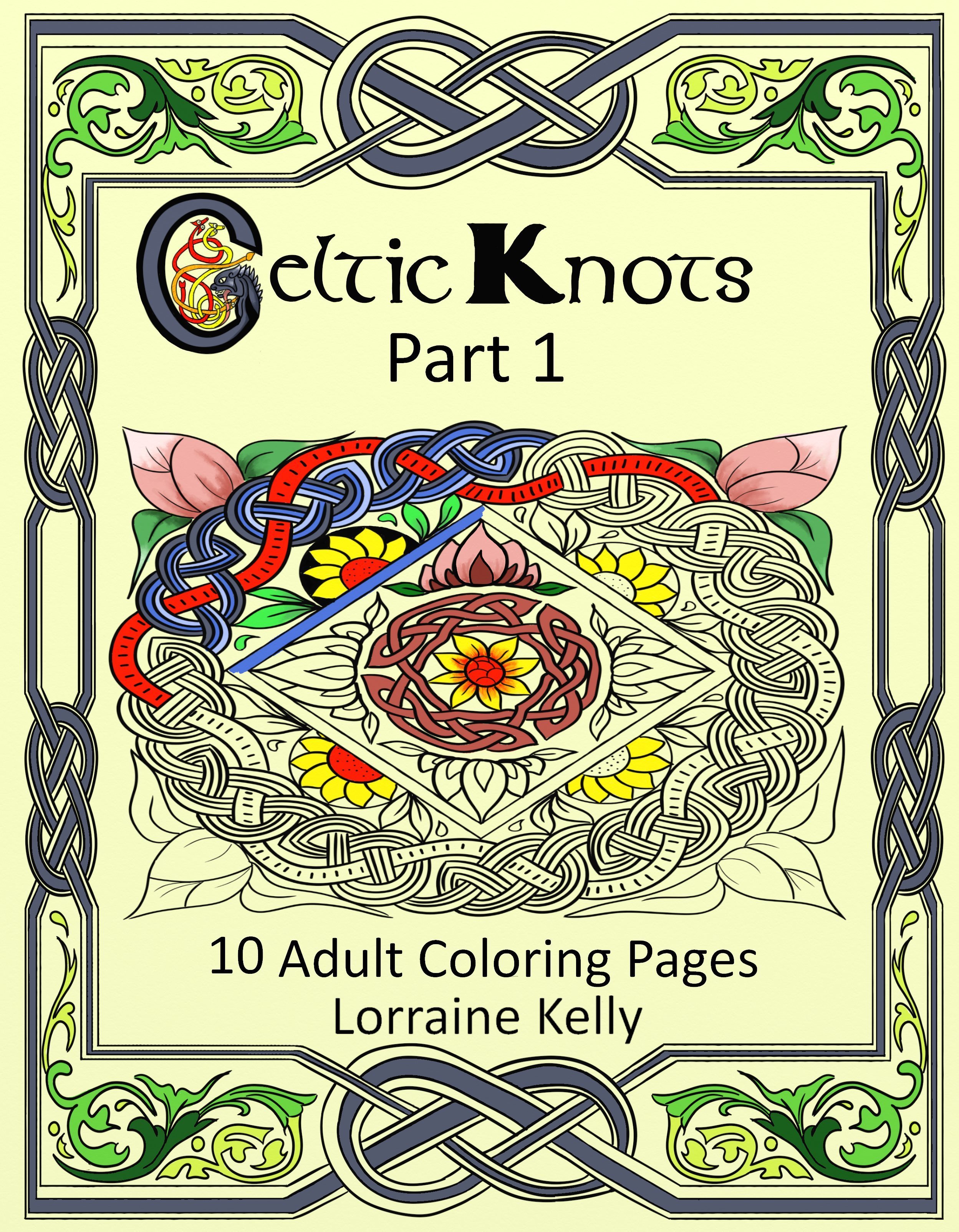 Celtic Knots Adult Coloring Book: Part 1: PDF Download for Printing