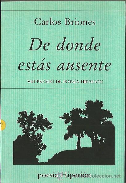 De donde estás ausente book cover