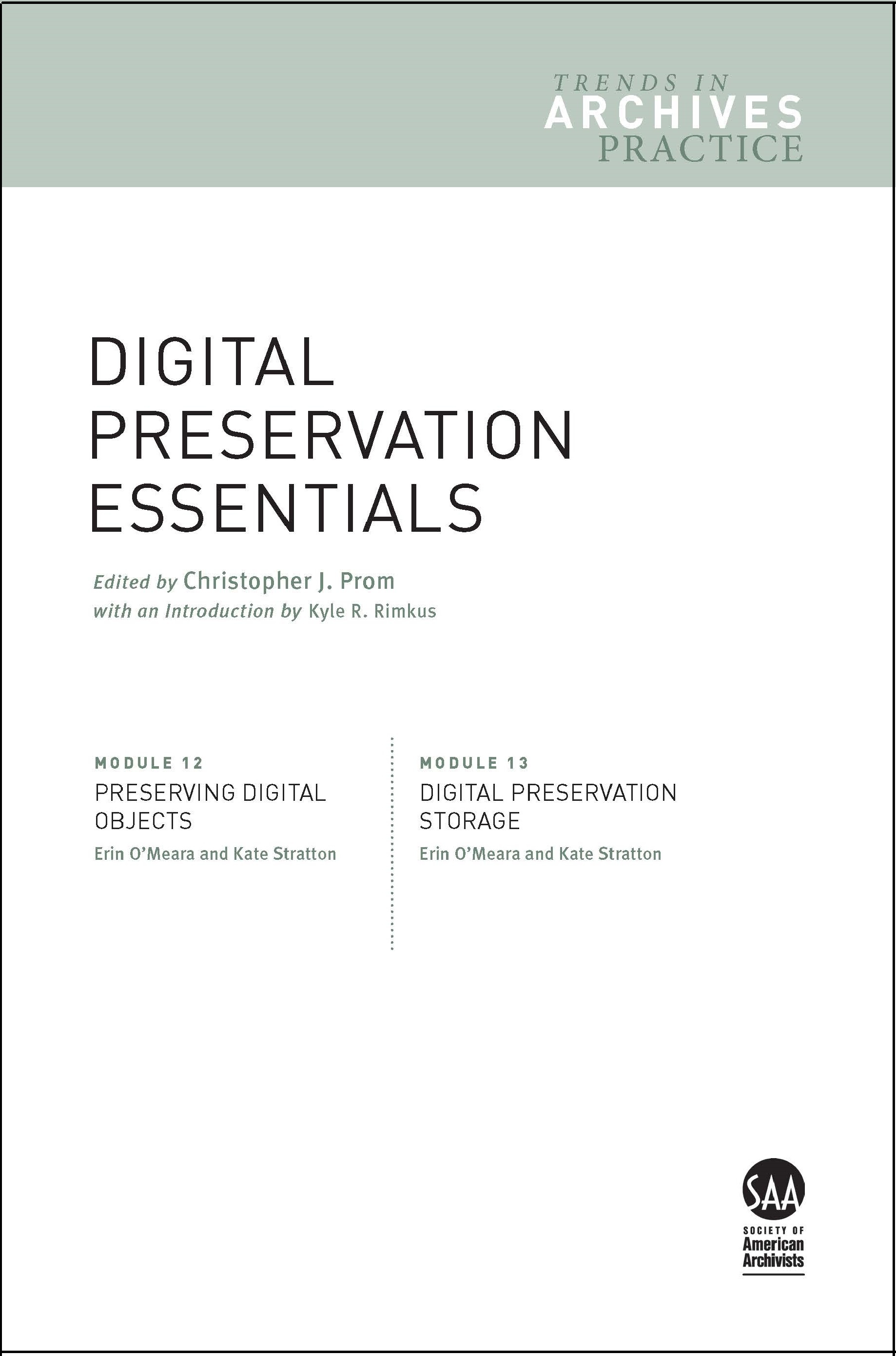 Digital Preservation Essentials by Erin O'Meara Goodreads