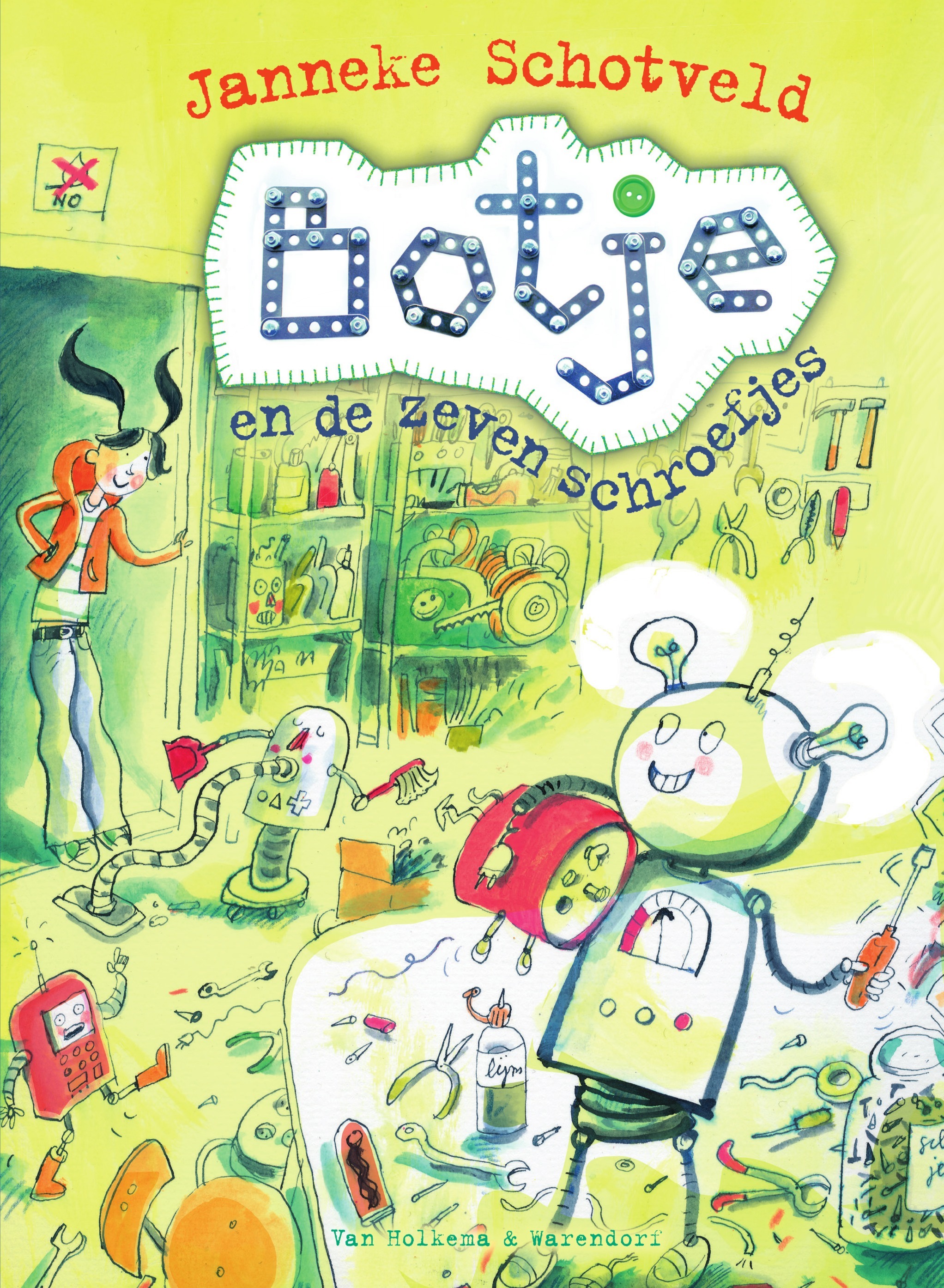 Botje en de zeven schroefjes book cover