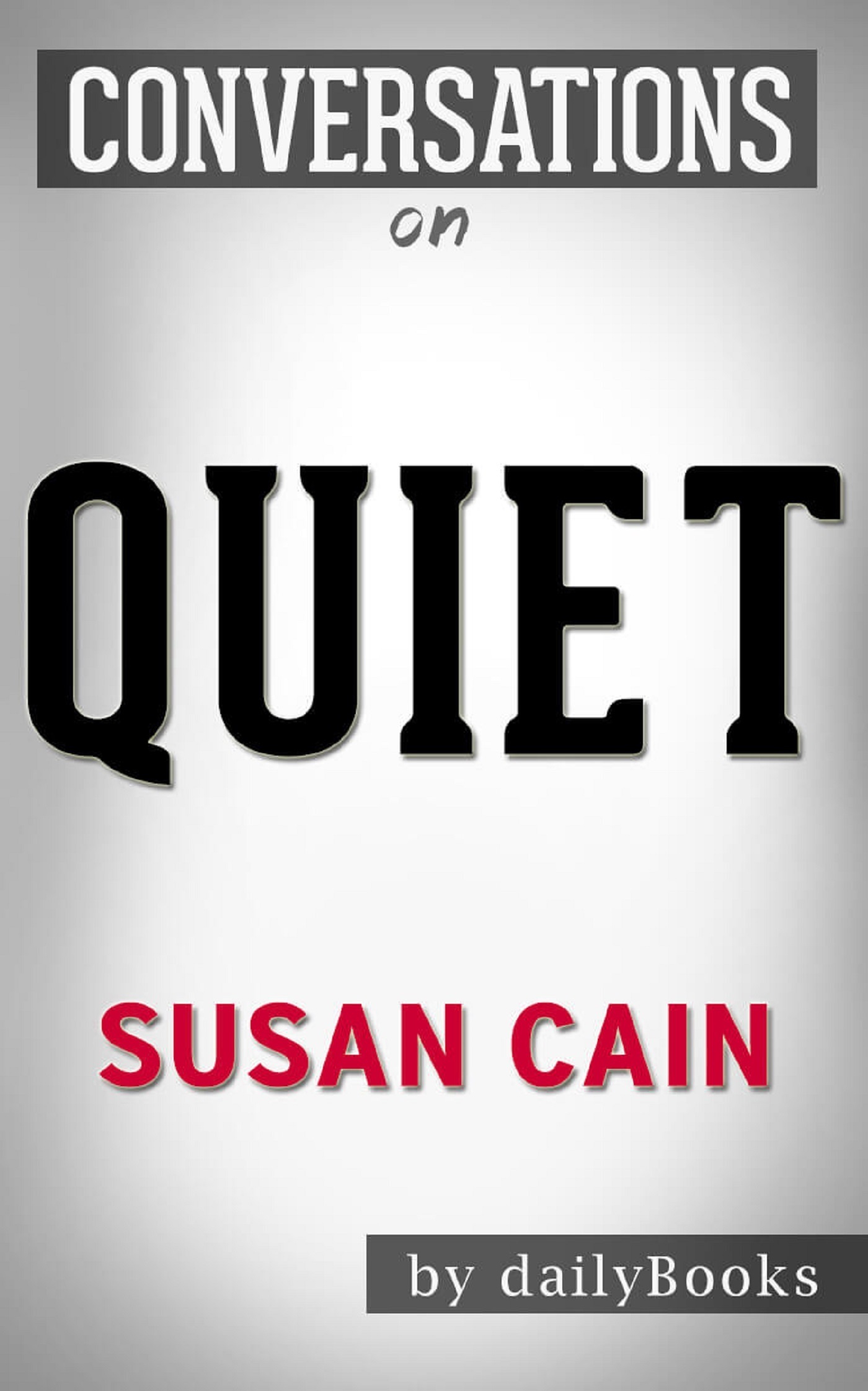 Quiet book cover