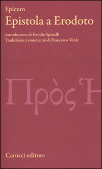 Epistola a Erodoto book cover