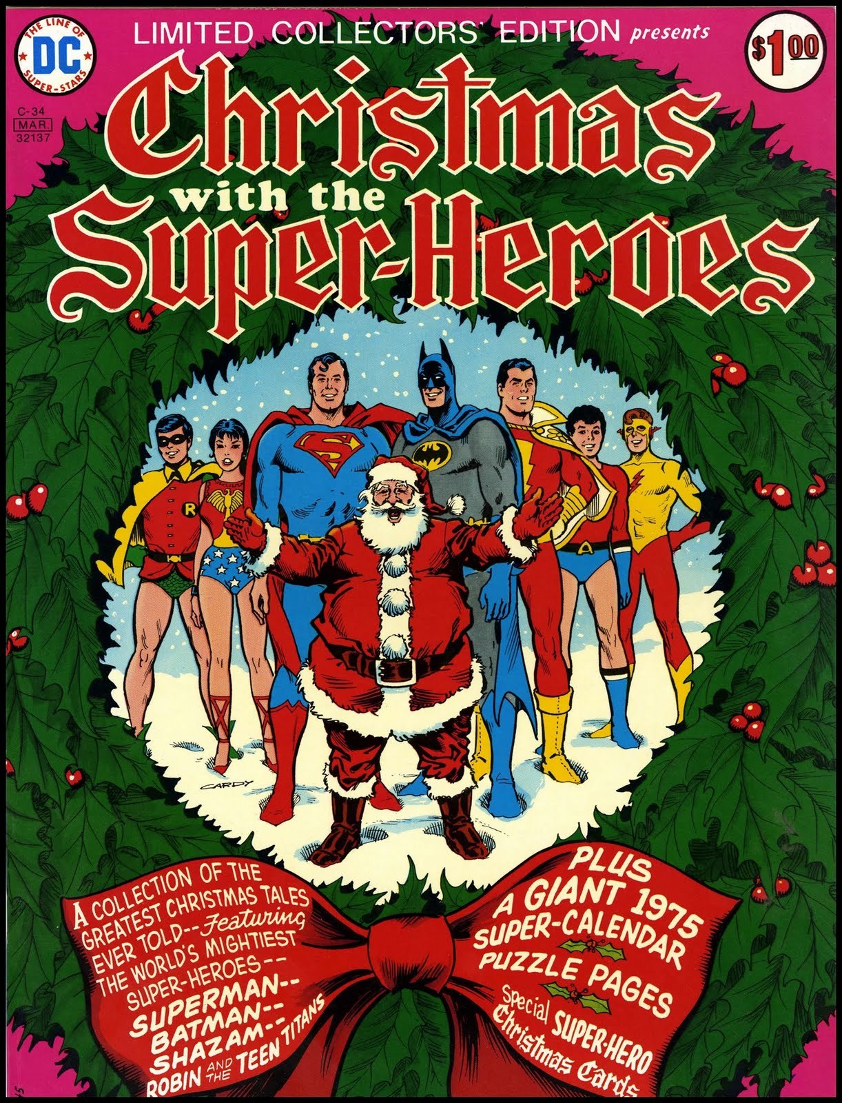 Limited Collectors' Edition Christmas with the SuperHeroes by Wallace