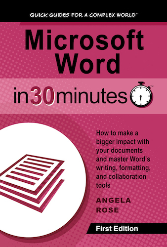 Microsoft Word in 30 Minutes book cover