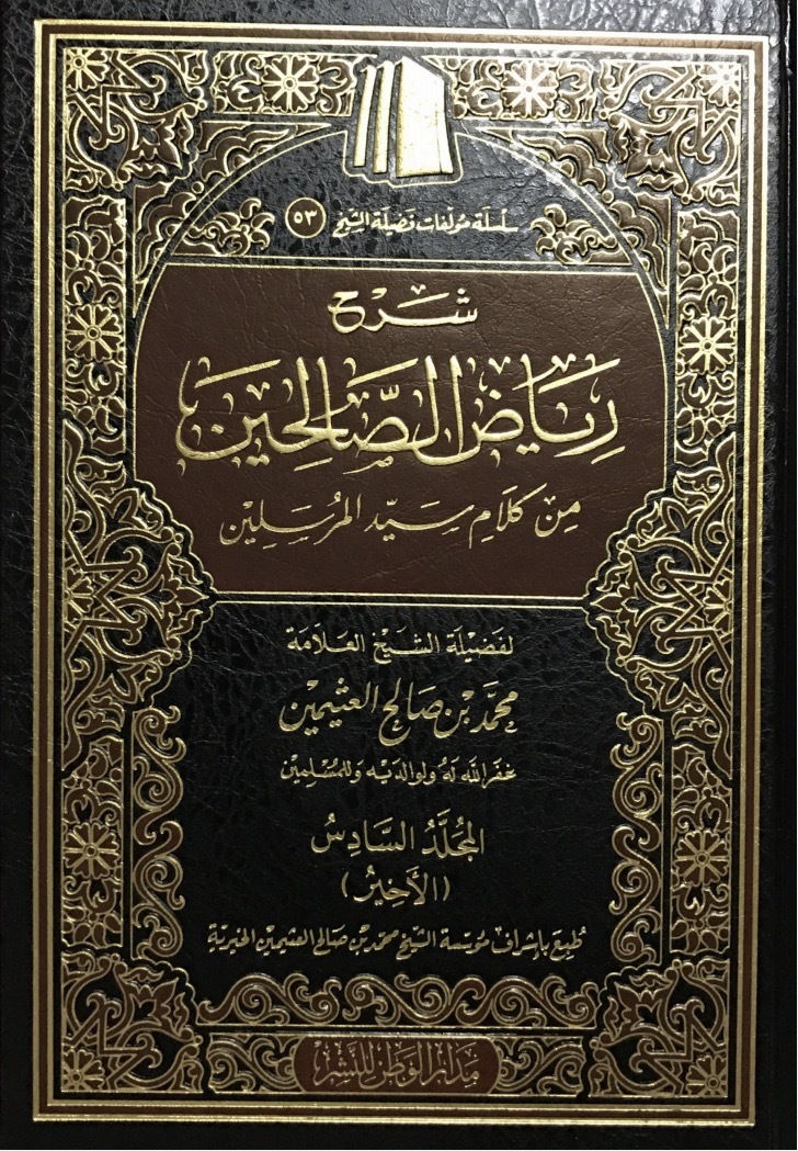 شرح رياض الصالحين المجلد #6 book cover