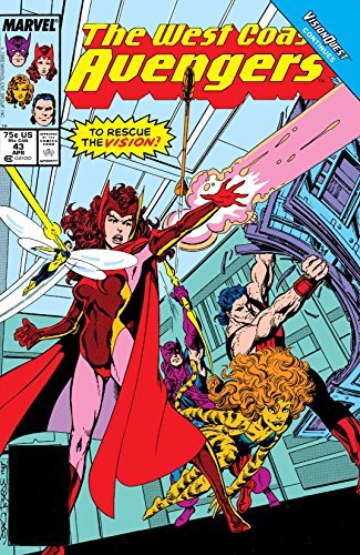 The West Coast Avengers #43 book cover