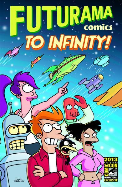Futurama Comics to Infinity! book cover