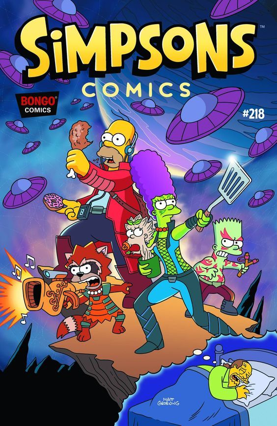 Simpsons Comics #218 book cover