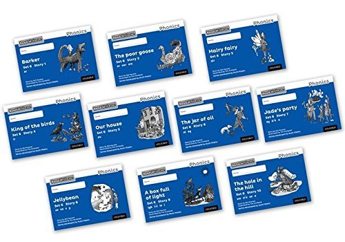 Read Write Inc - Phonics Set 6 Blue Story Books - Black and White Pack ...