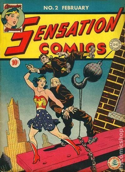 Sensation Comics (1942) book cover 2