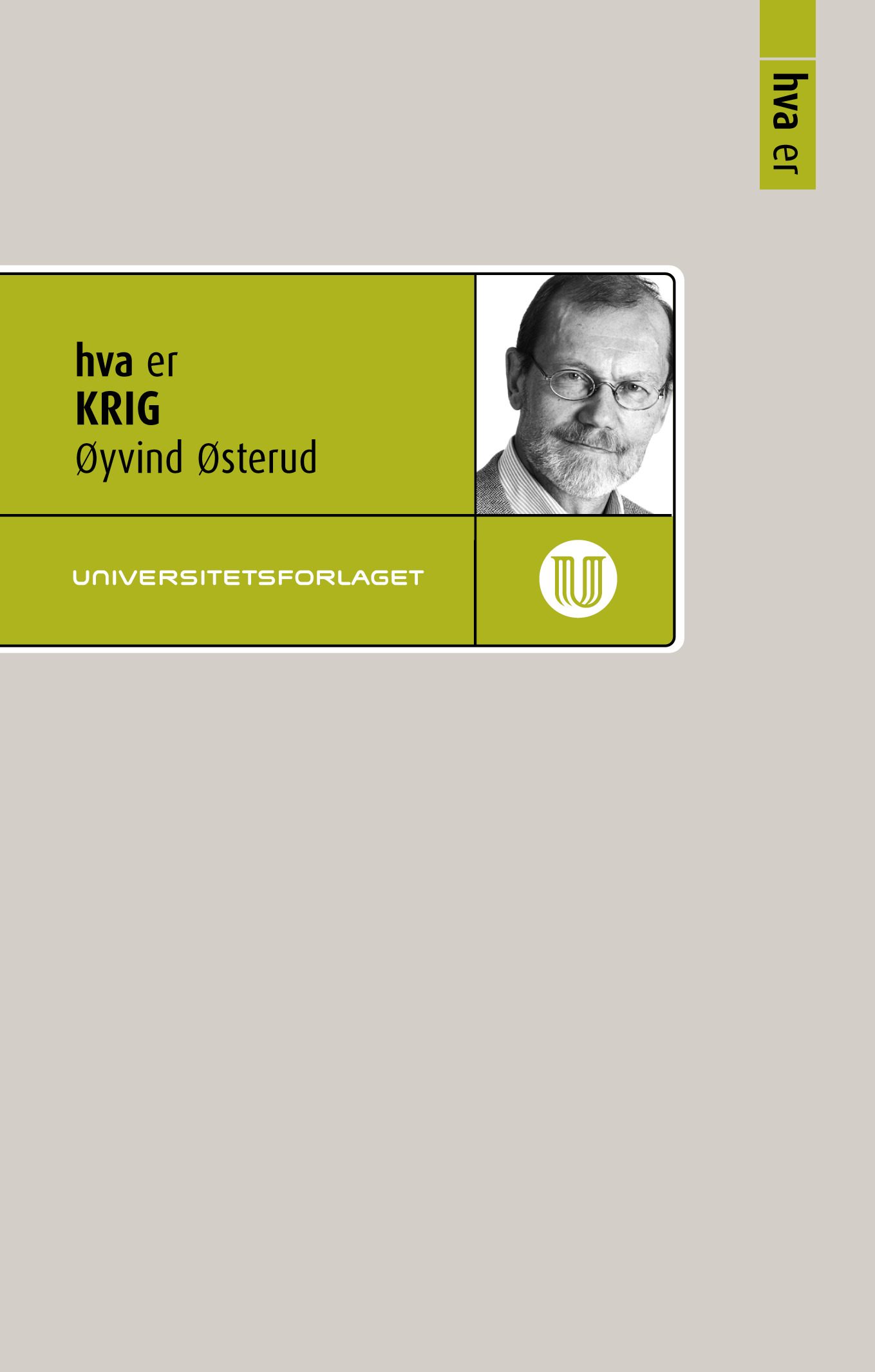 Hva er KRIG book cover