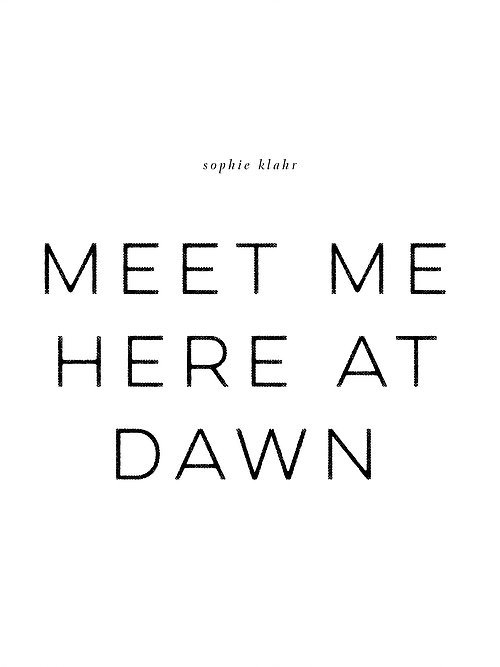 Meet Me Here At Dawn book cover