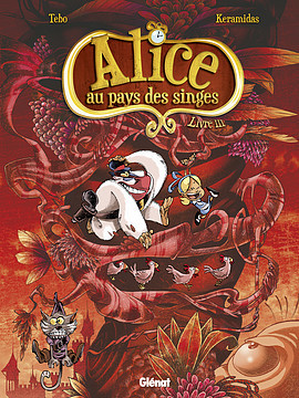 Alice au pays des singes book cover 3