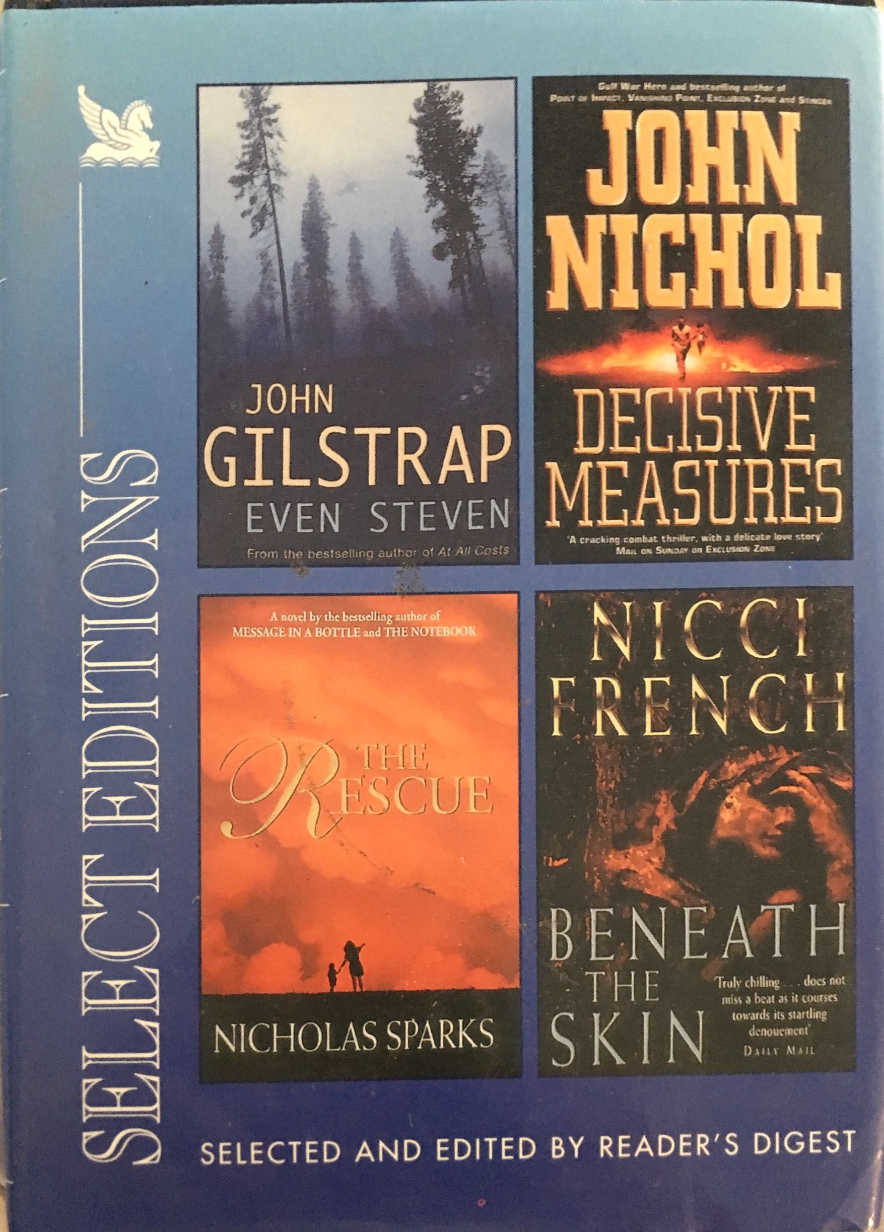 4 books 'Even Steven', 'Decisive Measures, 'The Rescue', 'Beneath the