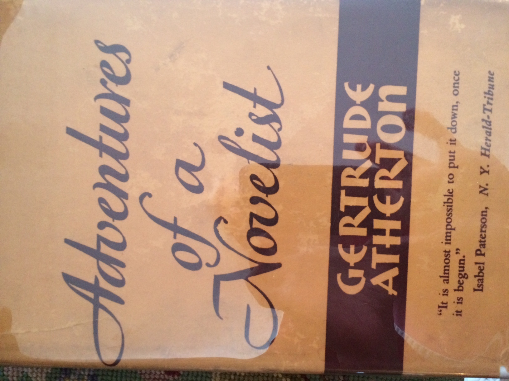 Adventures of a Novelist book cover