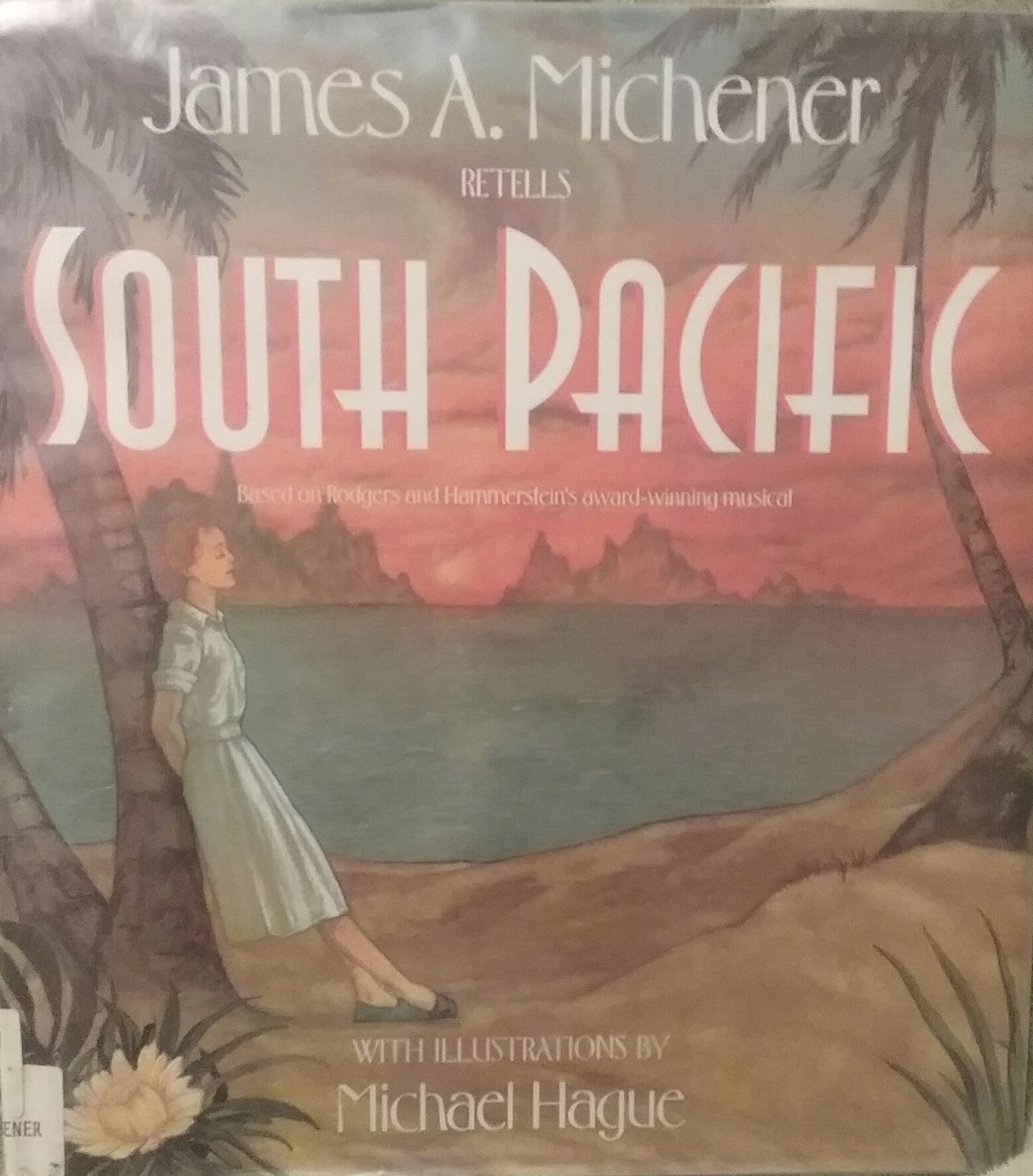 South Pacific as told by James A. Michener book cover
