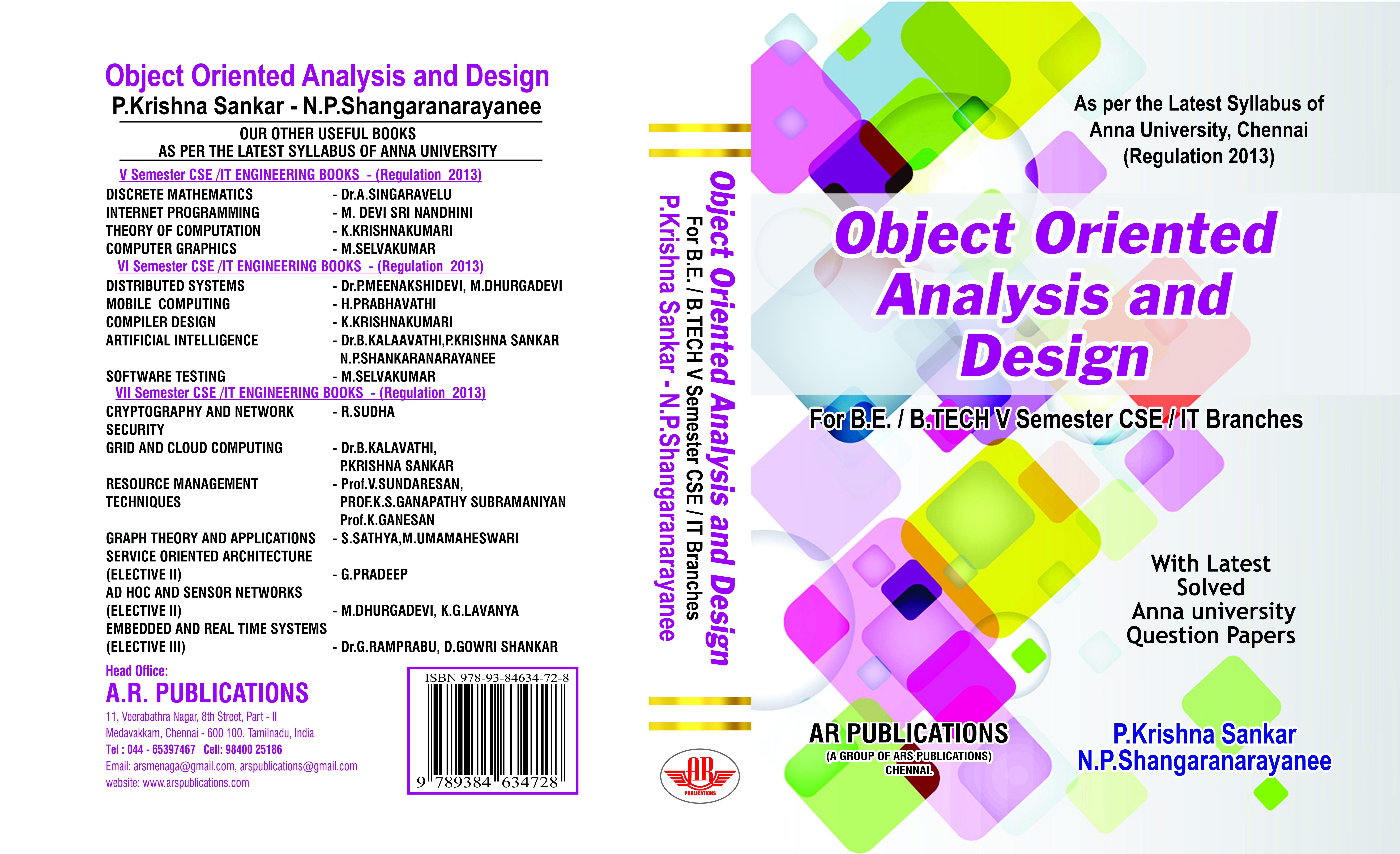 Object Oriented Analysis and Design by Krishna Sankar P. | Goodreads
