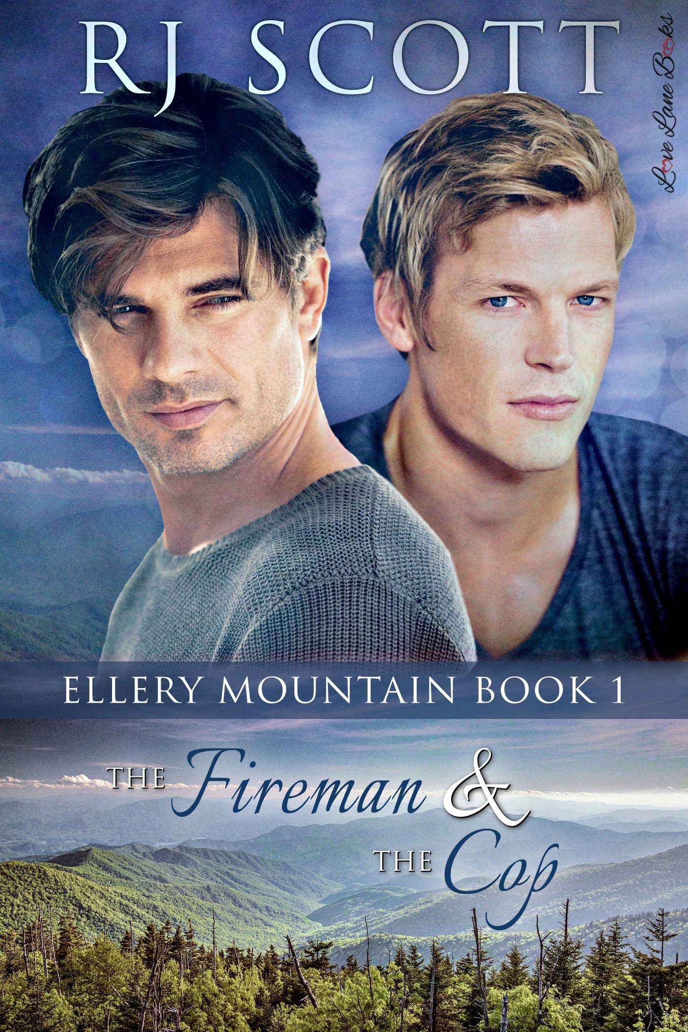 The Firefighter and the Cop (Ellery Mountain, #1)