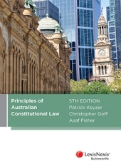 Patrick Keyzer Principles of Australian Constitutional Law by Patrick Keyzer | Goodreads