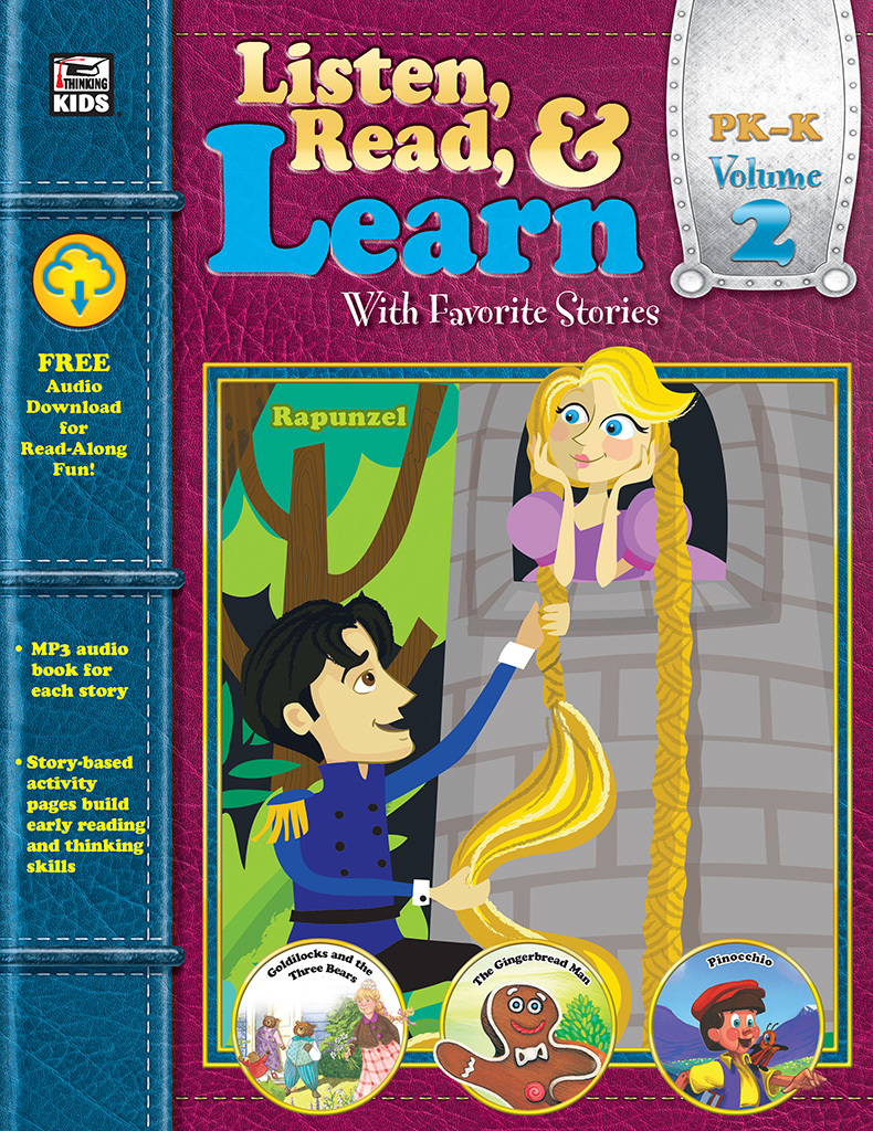 Carson Read Carson Dellosa Volume 2 Listen, Read & Learn Preschool and Kindergarten ...