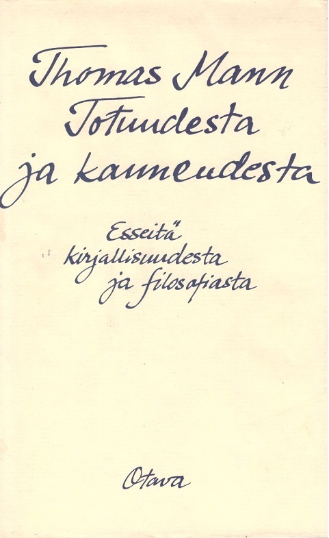 Totuudesta ja kauneudesta book cover